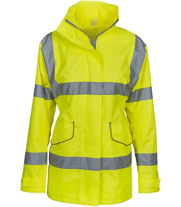 YOKO Yoko Ladies Hi-Vis Executive Jacket in YEL