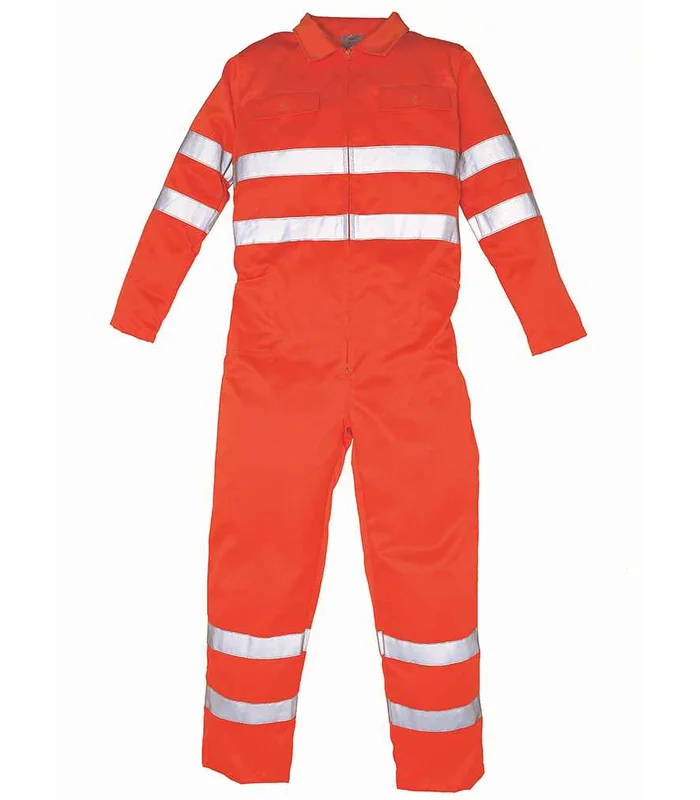 YOKO Yoko Hi-Vis Poly/Cotton Coverall in ORA