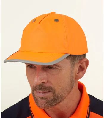YOKO Yoko Hi-Vis Safety Bump Cap in ORA