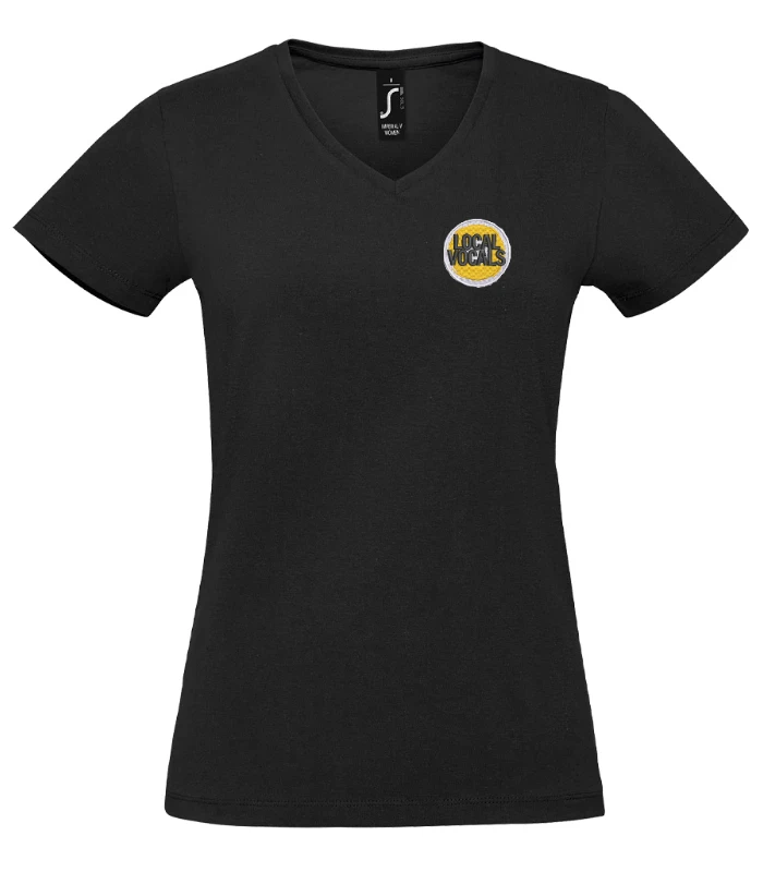 Ladies Heavyweight V Neck T-Shirt