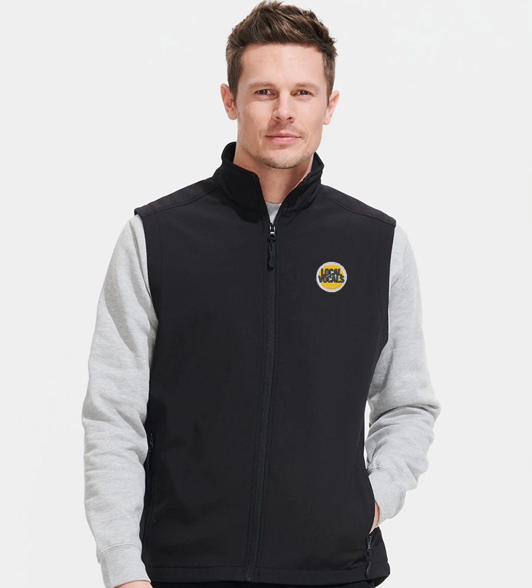Local Vocal Mens Soft Shell Bodywarmer